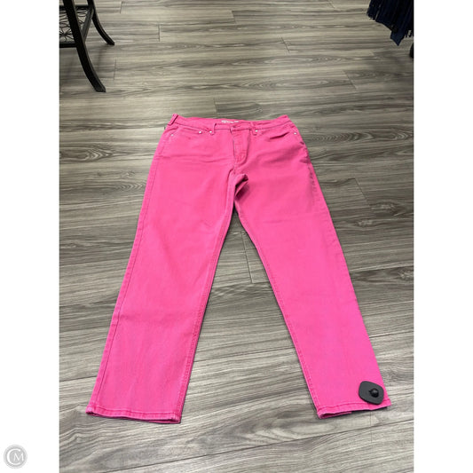 Jeans Straight By Seven 7 In Pink, Size: 16