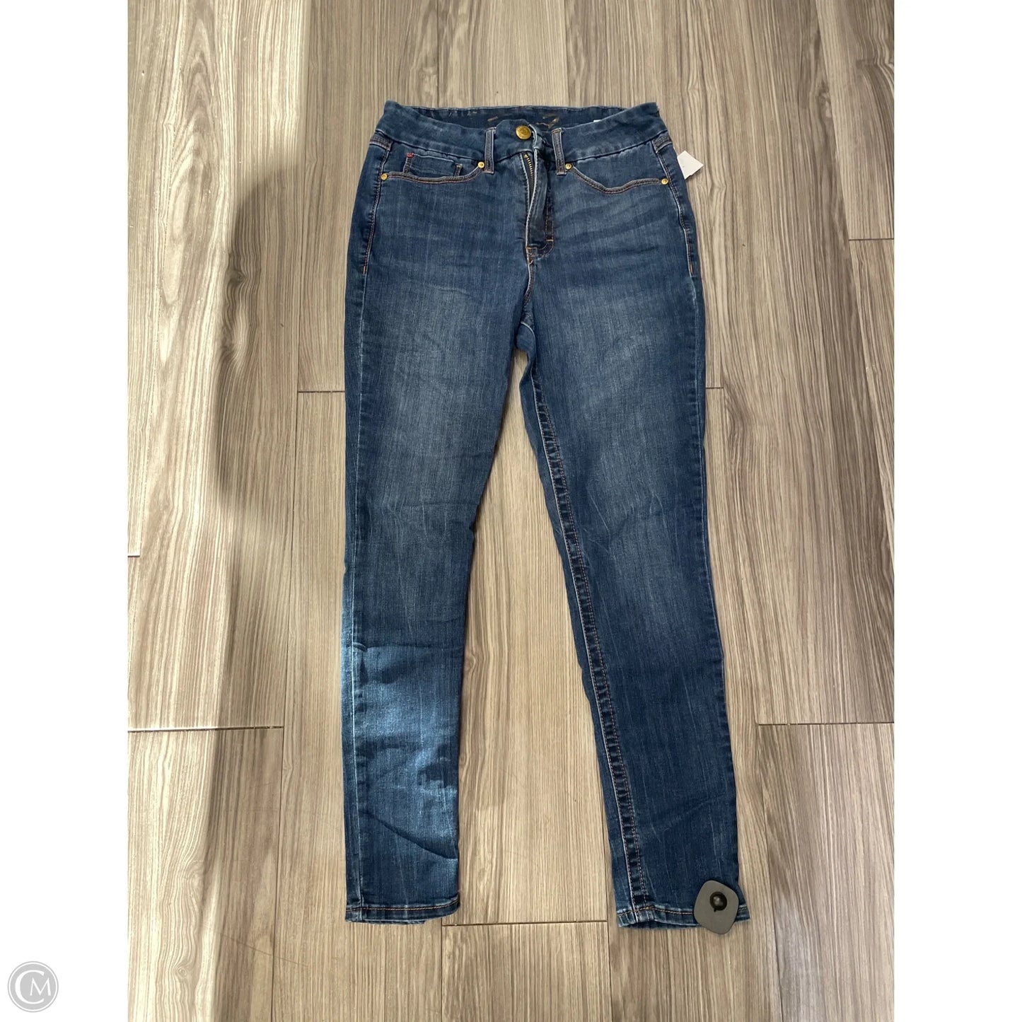 Jeans Skinny By Seven 7 In Blue, Size: 10