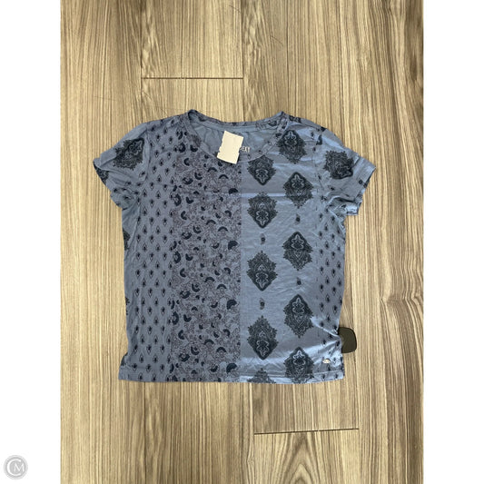 Top Short Sleeve By American Eagle In Blue, Size: S