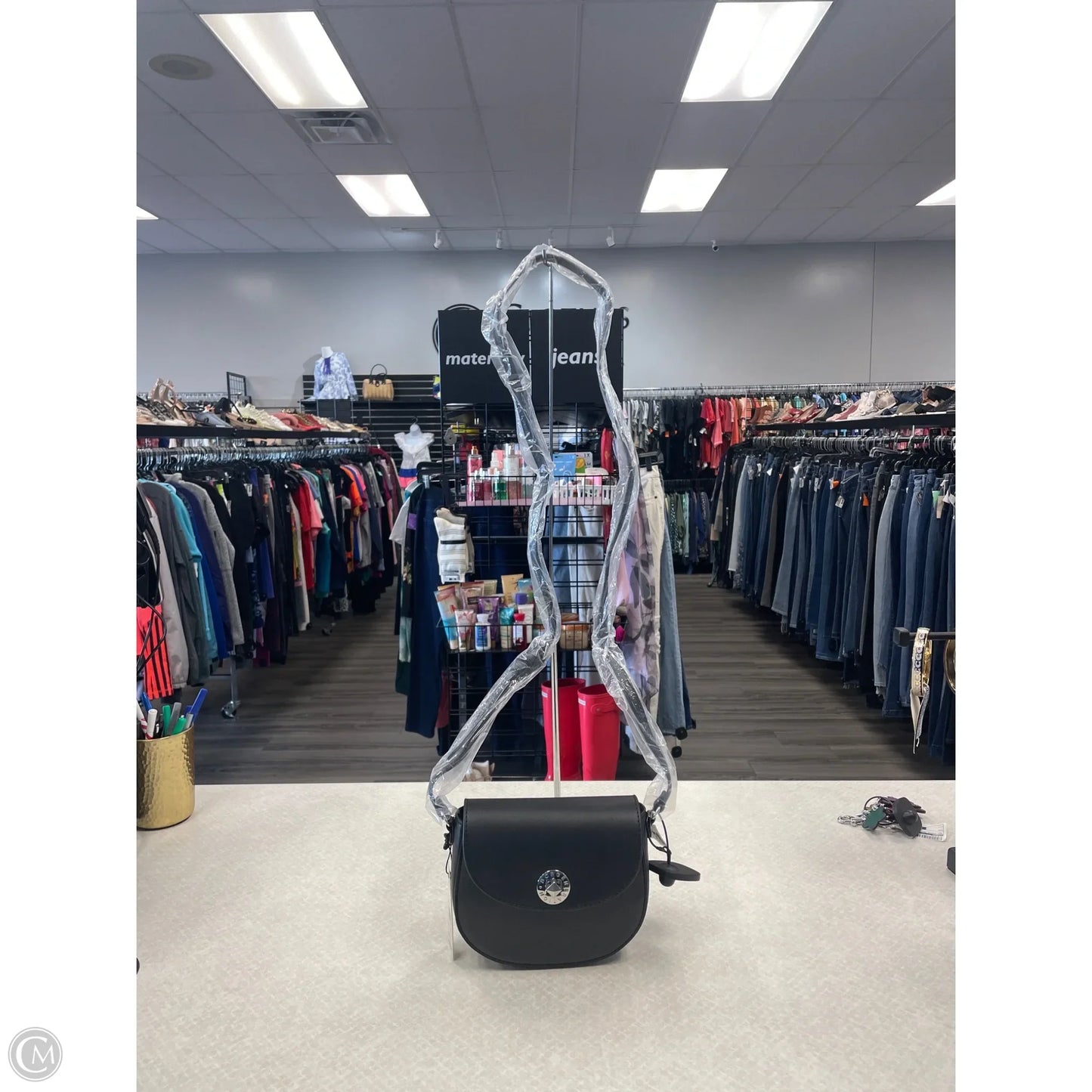 Crossbody Leather By Bcbgeneration, Size: Medium