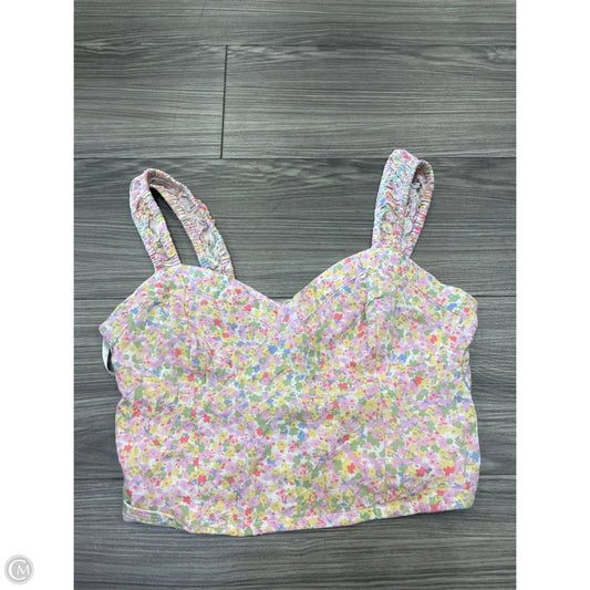 Tank Top By Japna In Floral Print, Size: M