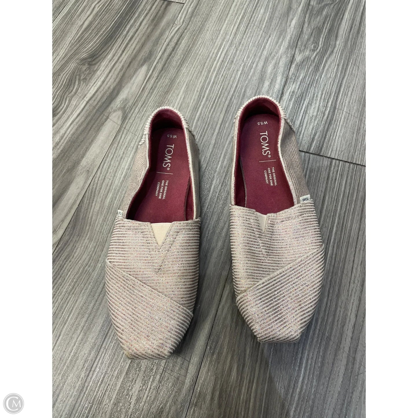 Shoes Flats By Toms In Tan, Size: 5.5