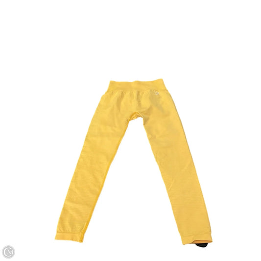 Athletic Leggings By Gym Shark In Yellow, Size: L