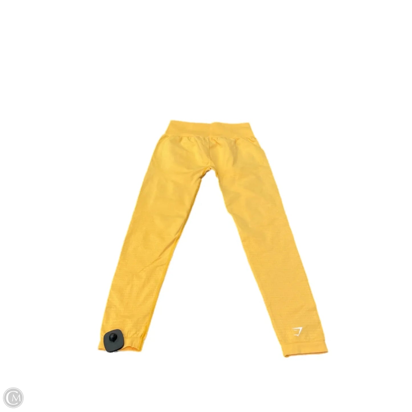 Athletic Leggings By Gym Shark In Yellow, Size: L