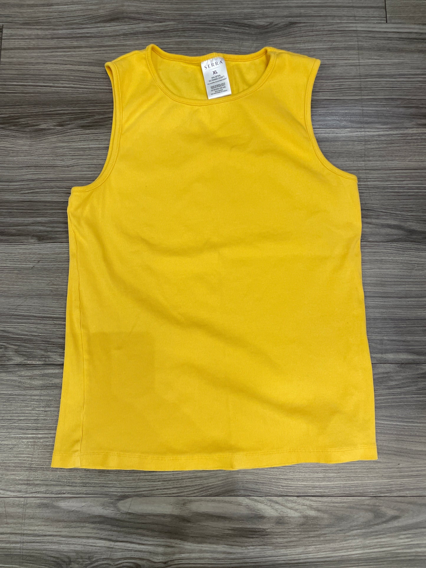 Yellow Tank Top Serra, Size Xl