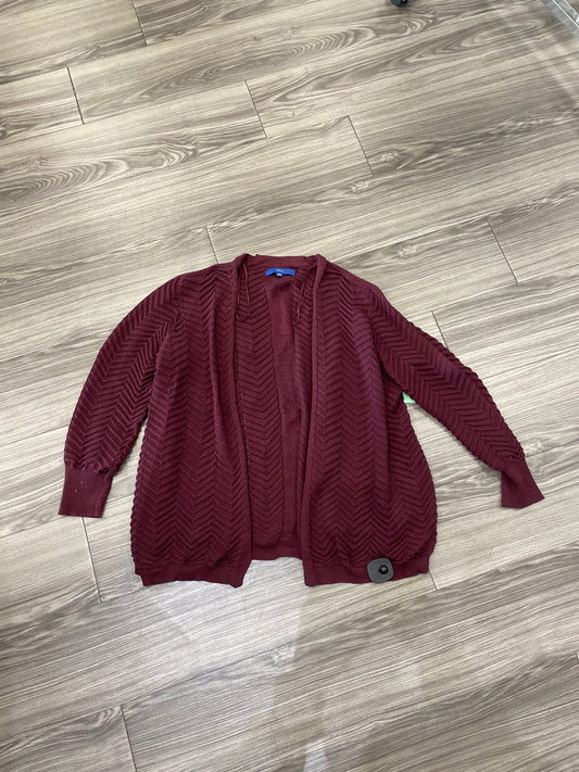 Red Cardigan Apt 9, Size Xl