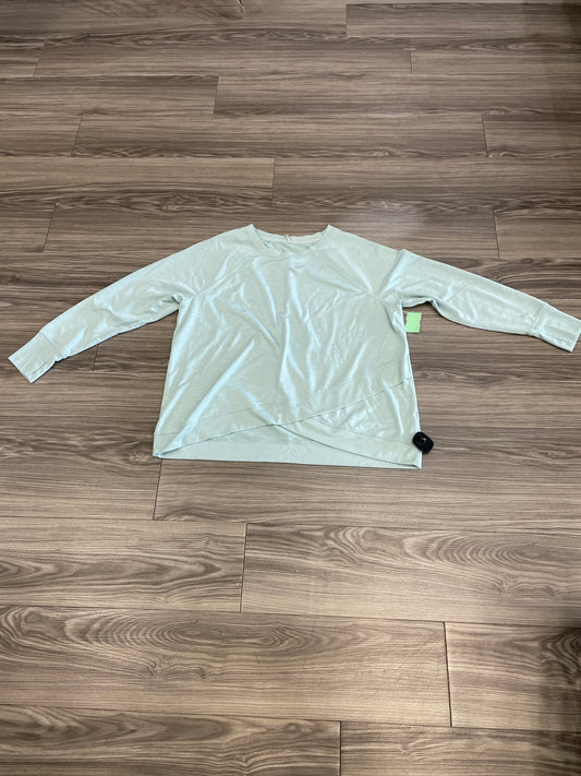 Teal Sweatshirt Crewneck Clothes Mentor, Size 1x