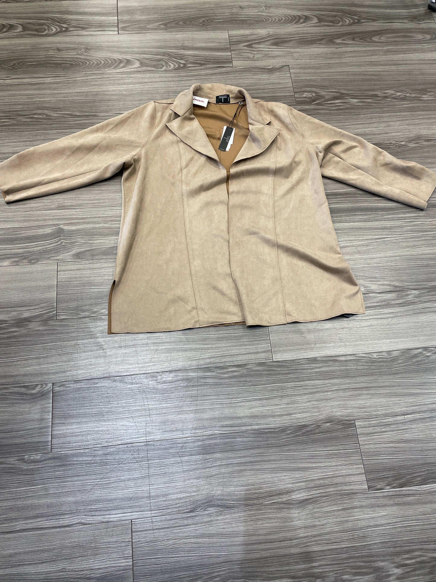 Brown Jacket Other Tahari By Arthur Levine, Size 2x