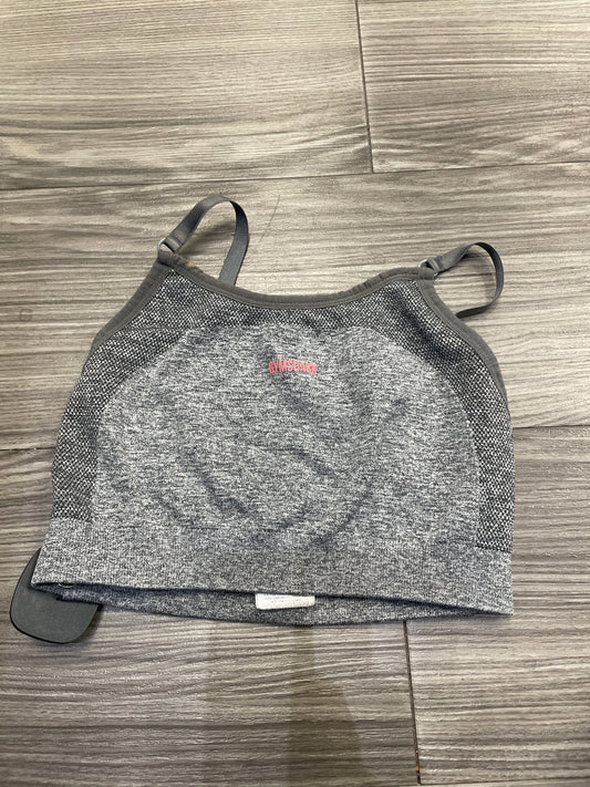 Athletic Bra By Gym Shark In Grey, Size: Xs