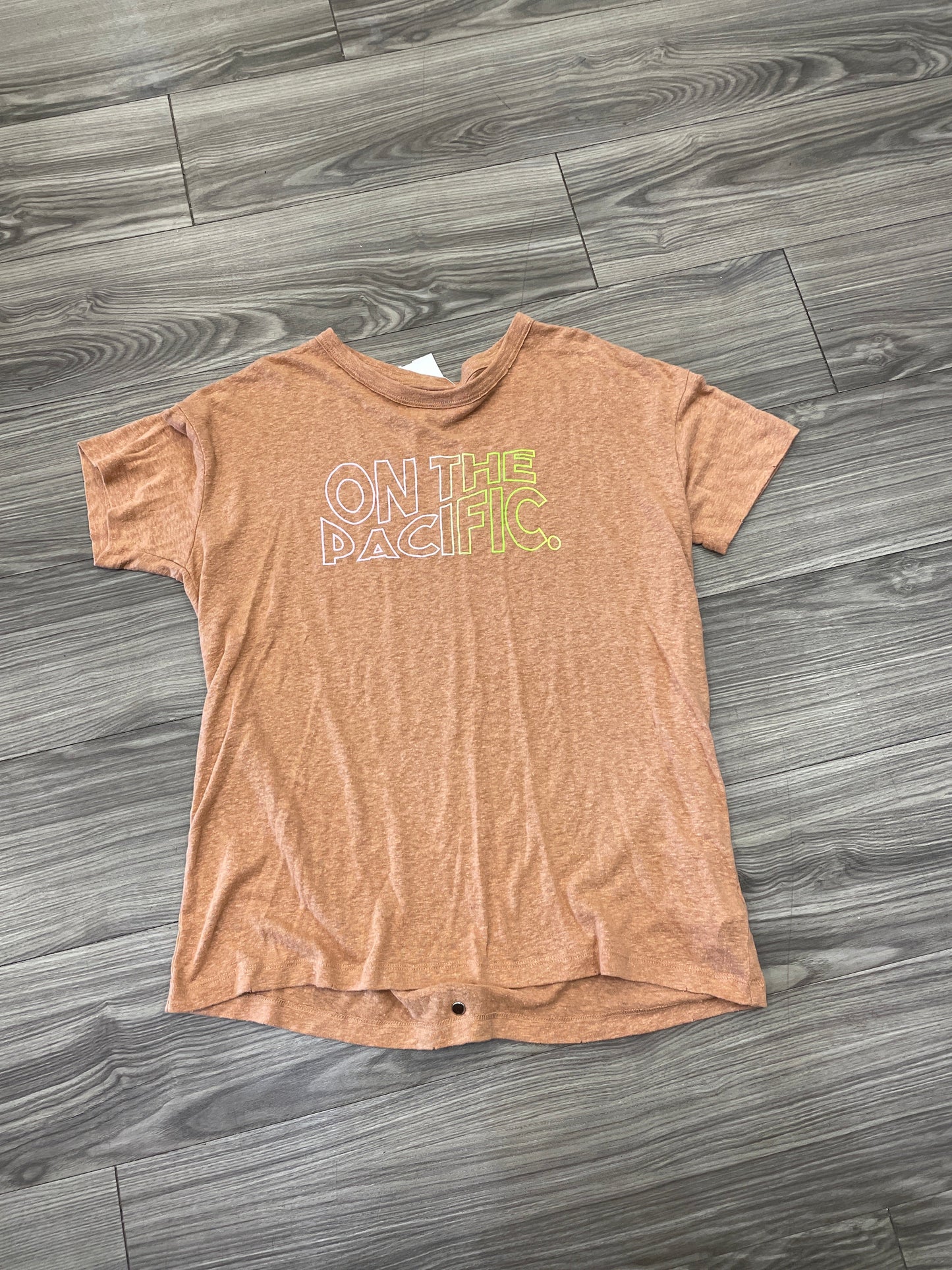 Top Short Sleeve By Aerie In Orange, Size: S