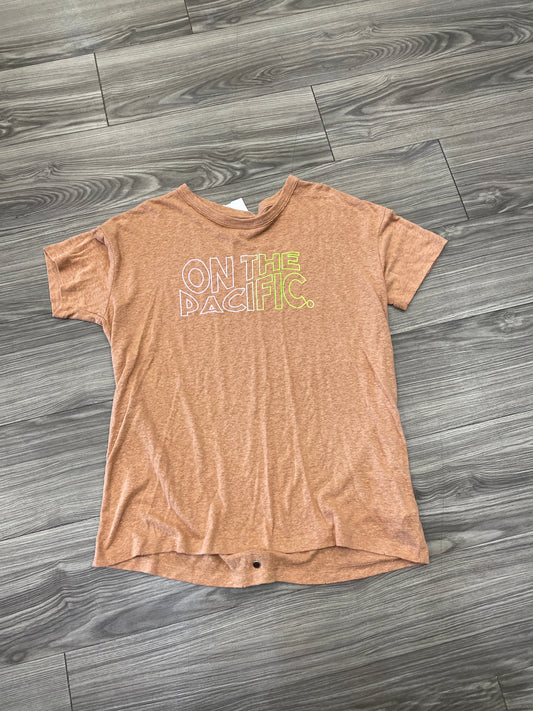 Top Short Sleeve By Aerie In Orange, Size: S