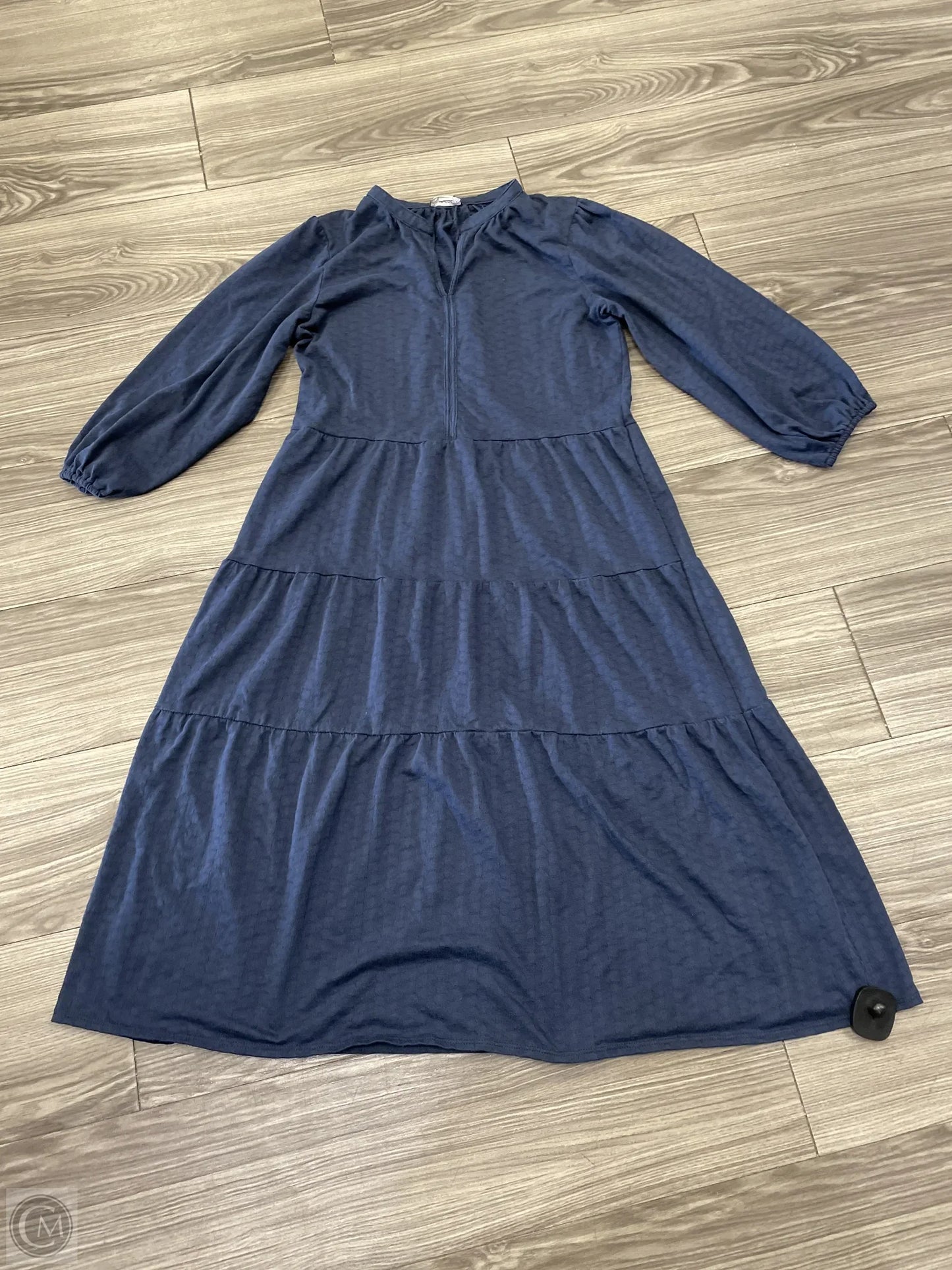 Dress Casual Maxi By Falls Creek In Navy, Size: S