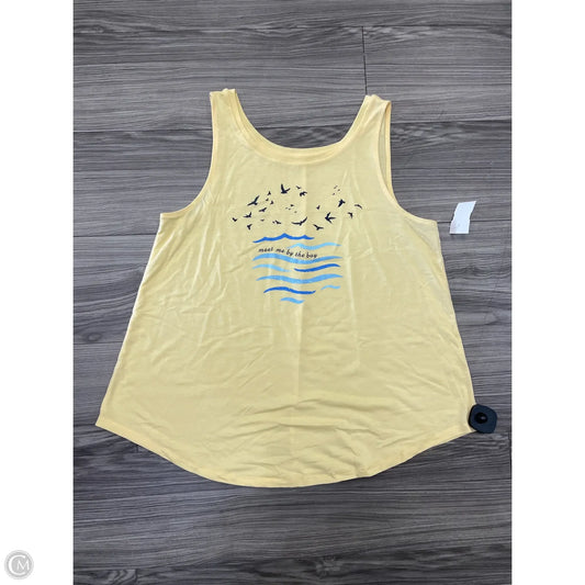 Tank Top By St Johns Bay In Yellow, Size: M