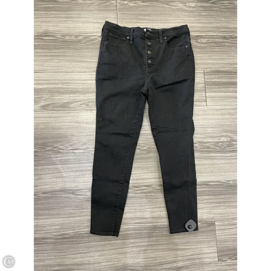 Jeans Skinny By Madewell In Black, Size: 8