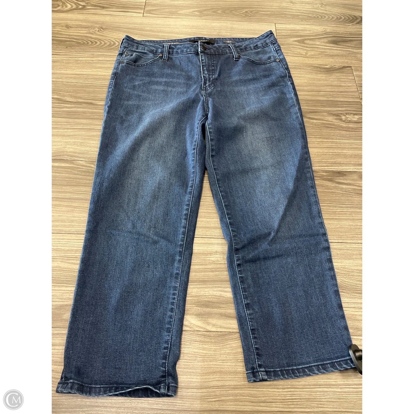 Capris By Liverpool In Blue, Size: 12