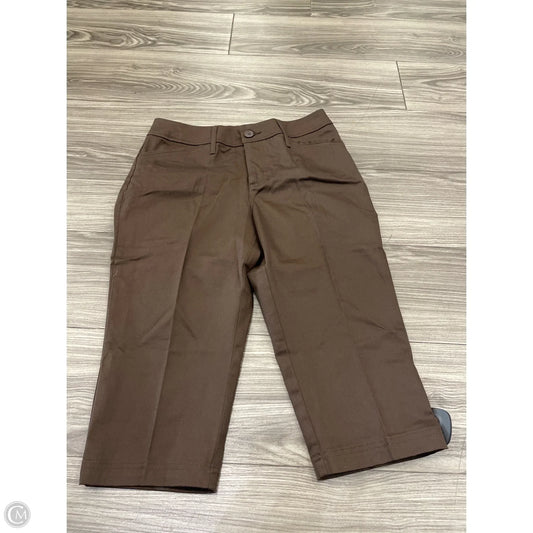 Capris By St Johns Bay In Brown, Size: 6p
