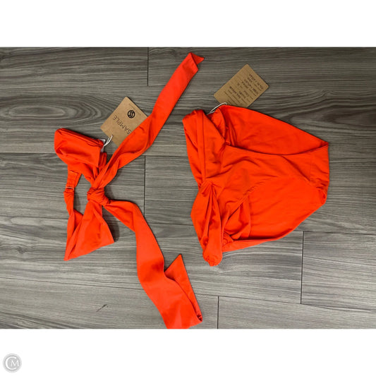 Swimsuit 2pc By Clothes Mentor In Orange, Size: L