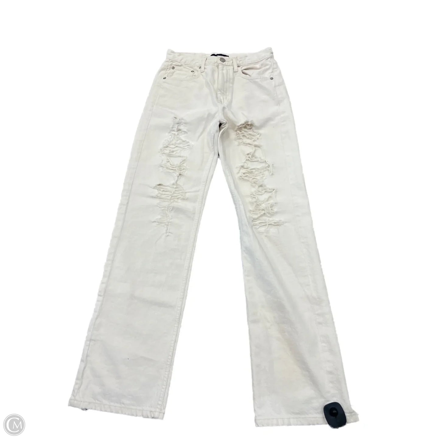 Jeans Wide Leg By Aeropostale In Cream, Size: 4