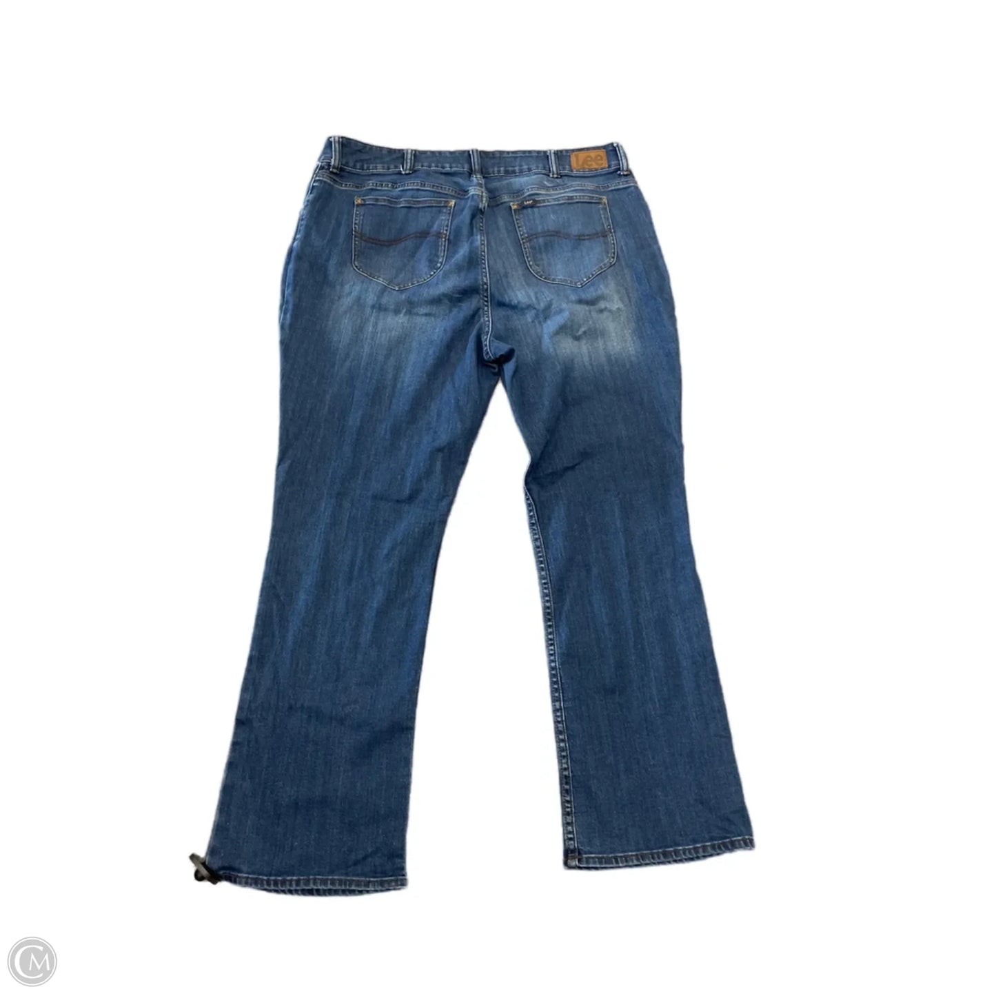 Jeans Boot Cut By Lee In Blue, Size: 22