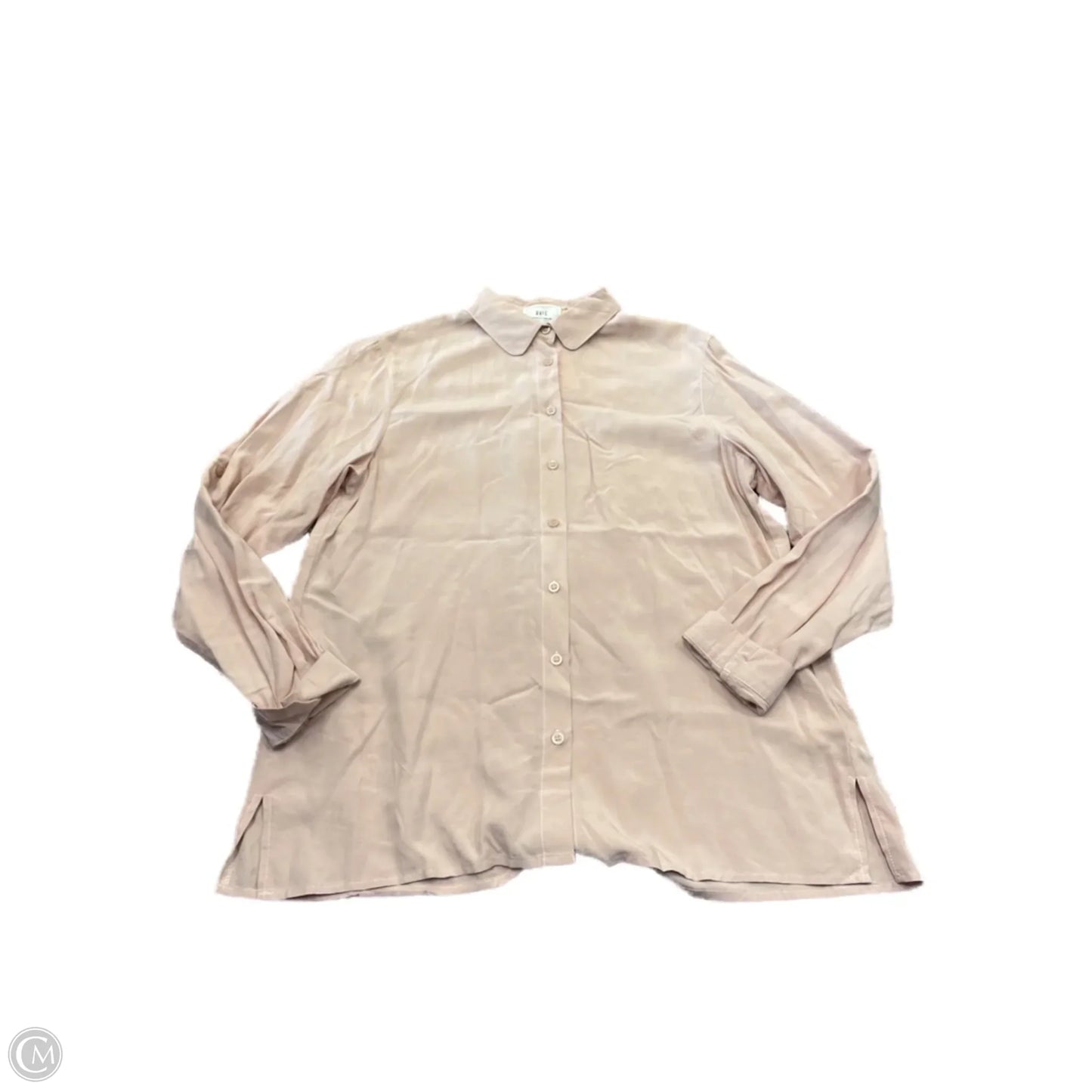 Top Long Sleeve Basic By Clothes Mentor In Pink, Size: L