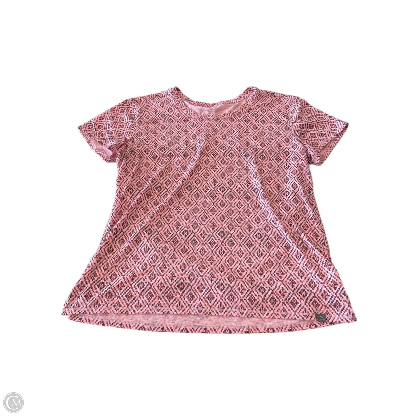 Top Short Sleeve By L.l. Bean In Pink, Size: L