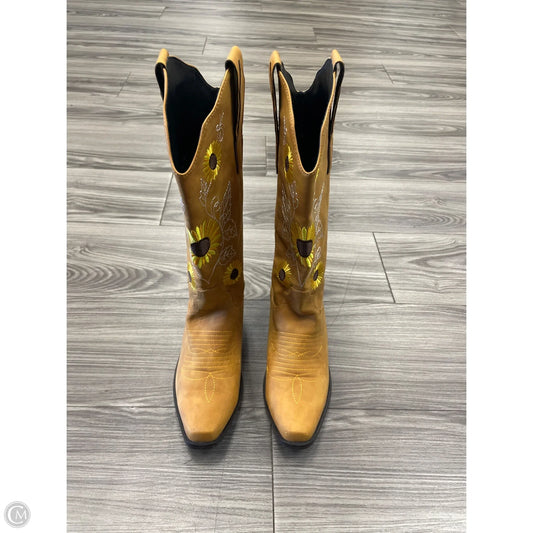 Boots Western By Clothes Mentor In Brown, Size: 7