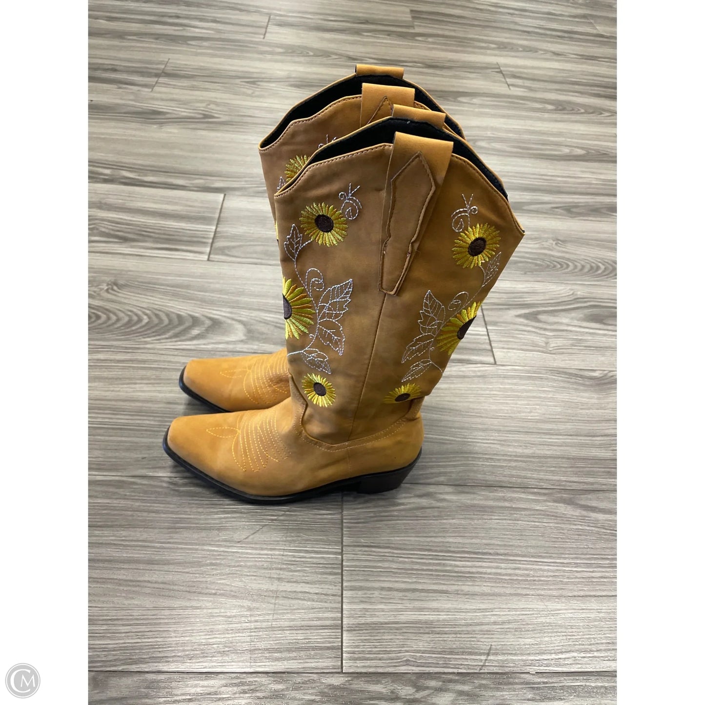 Boots Western By Clothes Mentor In Brown, Size: 7