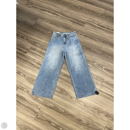 Jeans Wide Leg By Divided In Blue, Size: 4