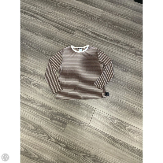 Top Long Sleeve Basic By Dokotoo In Brown, Size: M