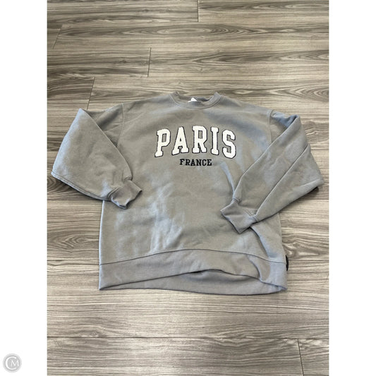 Sweatshirt Crewneck By Refuge In Grey, Size: S