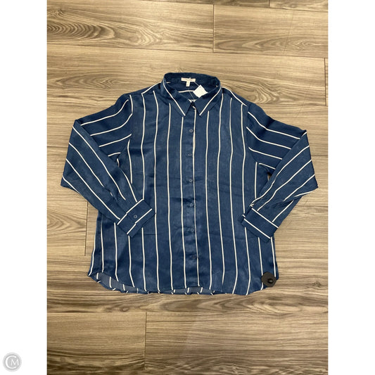 Top Long Sleeve Basic By Maurices In Blue, Size: Xl