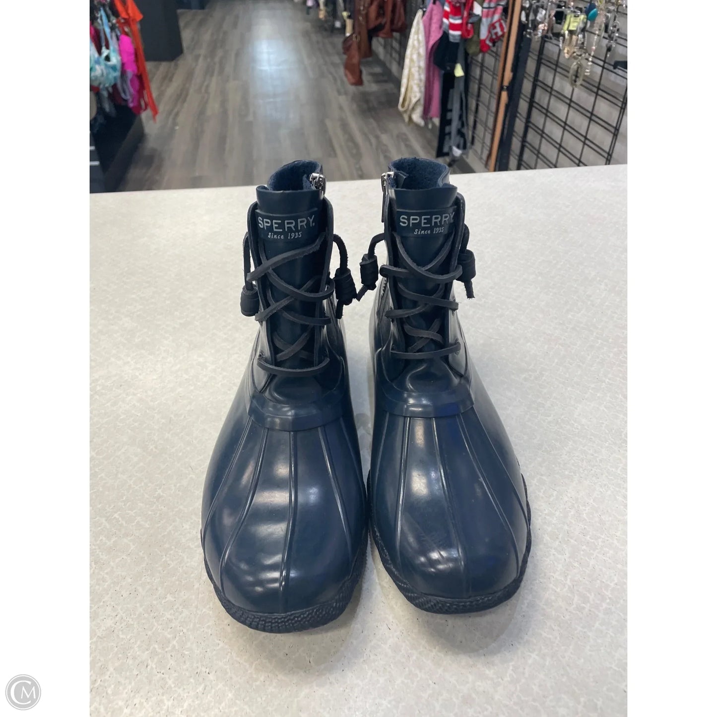 Boots Snow By Sperry In Navy, Size: 8