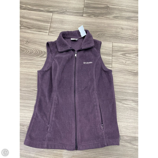 Vest Fleece By Columbia In Purple, Size: S