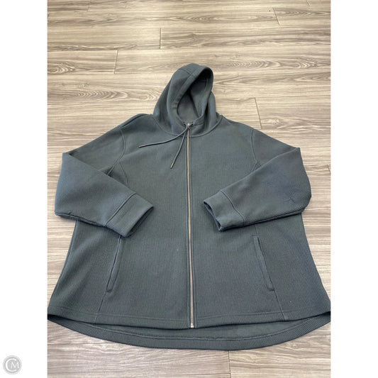 Sweatshirt Hoodie By Time And Tru In Grey, Size: 3x
