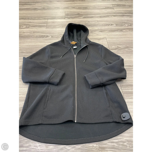 Sweatshirt Hoodie By Time And Tru In Black, Size: 2x