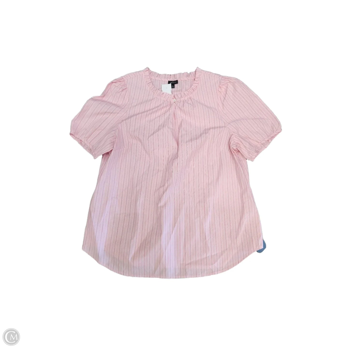 Top Short Sleeve By Talbots In Pink, Size: Xl