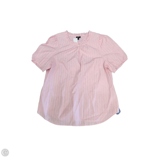 Top Short Sleeve By Talbots In Pink, Size: Xl