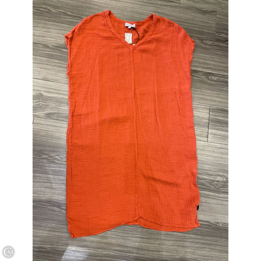 Dress Casual Midi By Michael Stars In Orange, Size: L