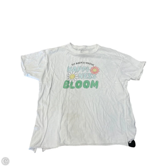 Top Short Sleeve By Aerie In White, Size: Xs