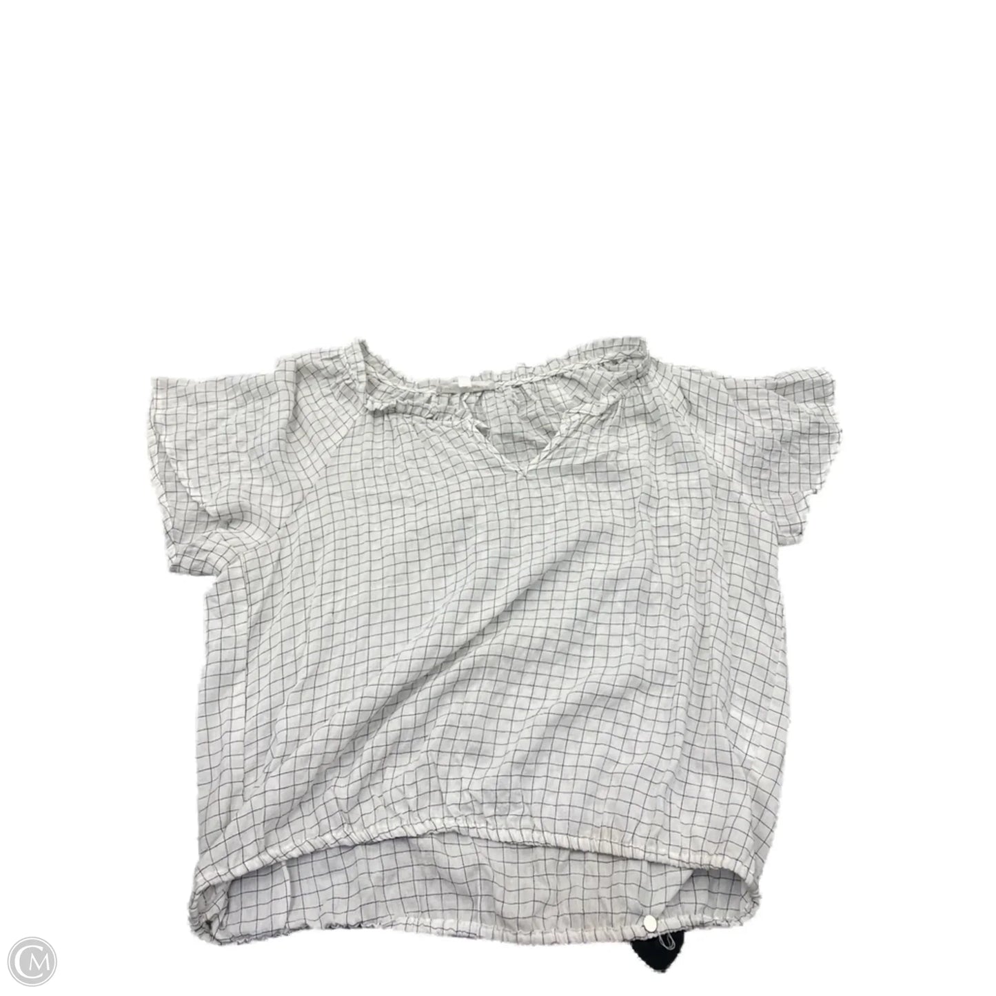 Top Short Sleeve By Jane And Delancey In White, Size: L