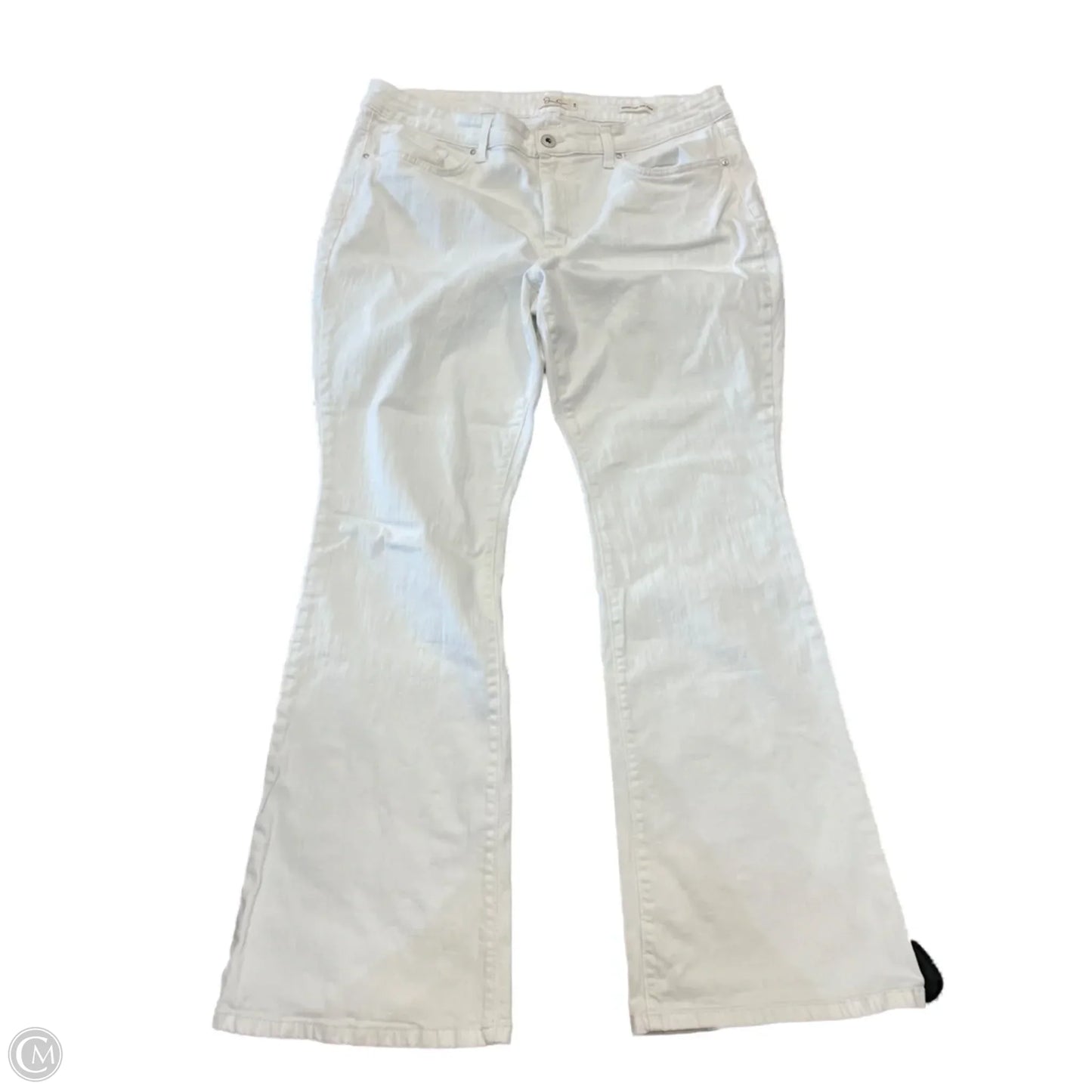 Jeans Flared By Jessica Simpson In White, Size: 18