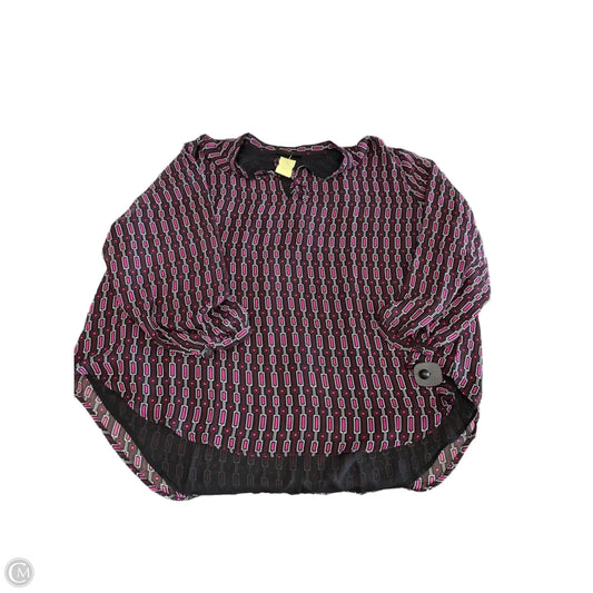 Top Long Sleeve By Lane Bryant In Pink, Size: Xxl