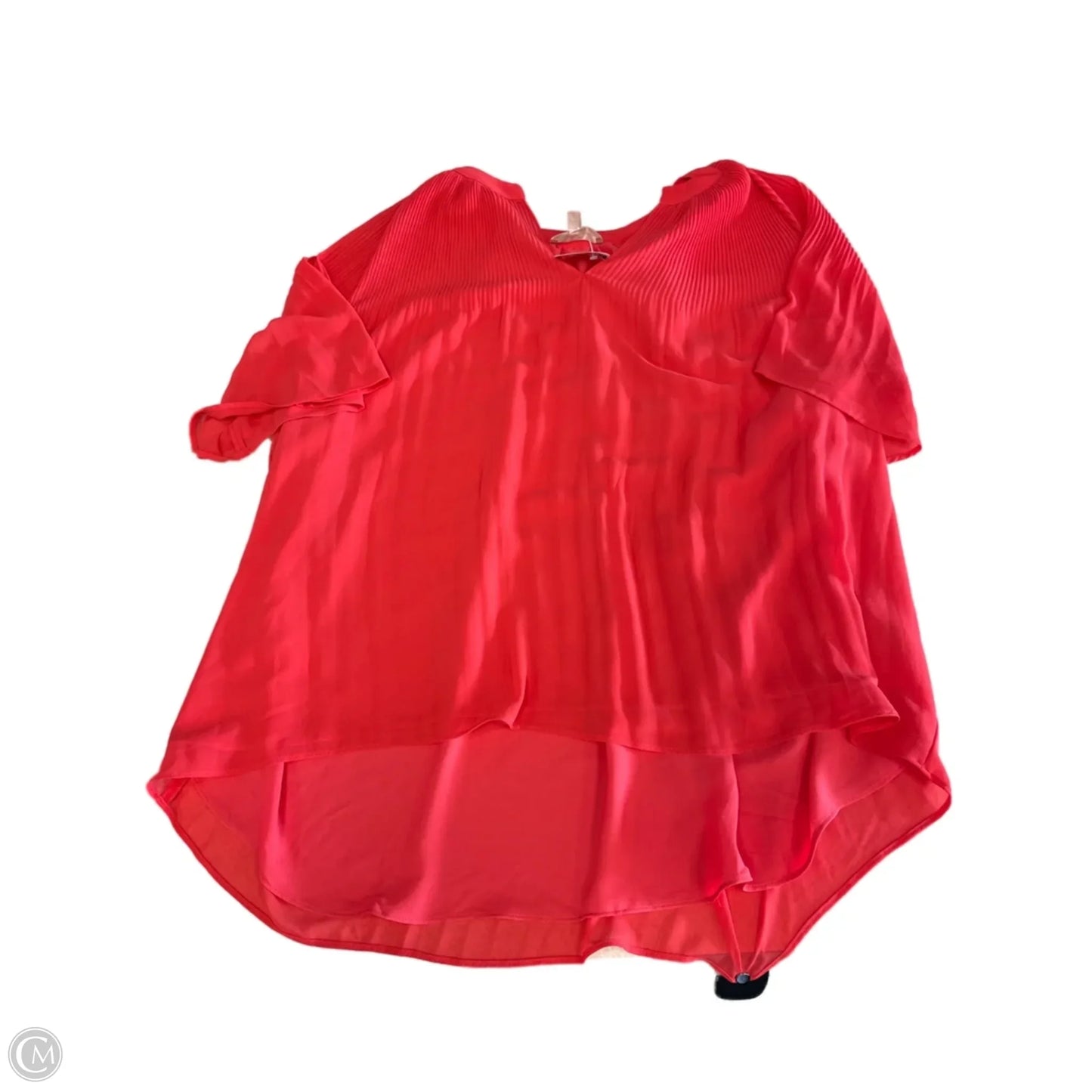 Top Short Sleeve By Philosophy In Pink, Size: 3x