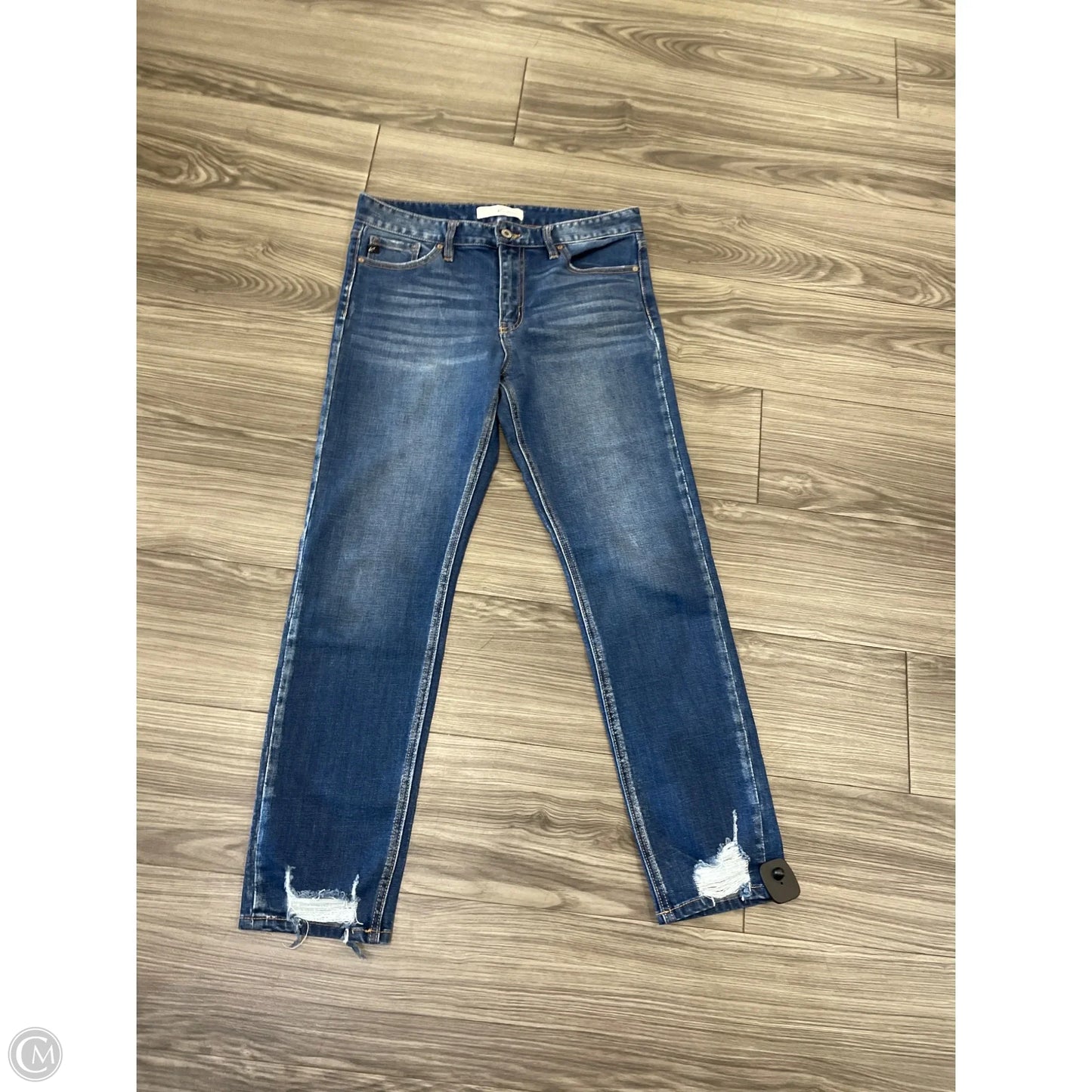 Jeans Wide Leg By Kancan In Blue, Size: 10