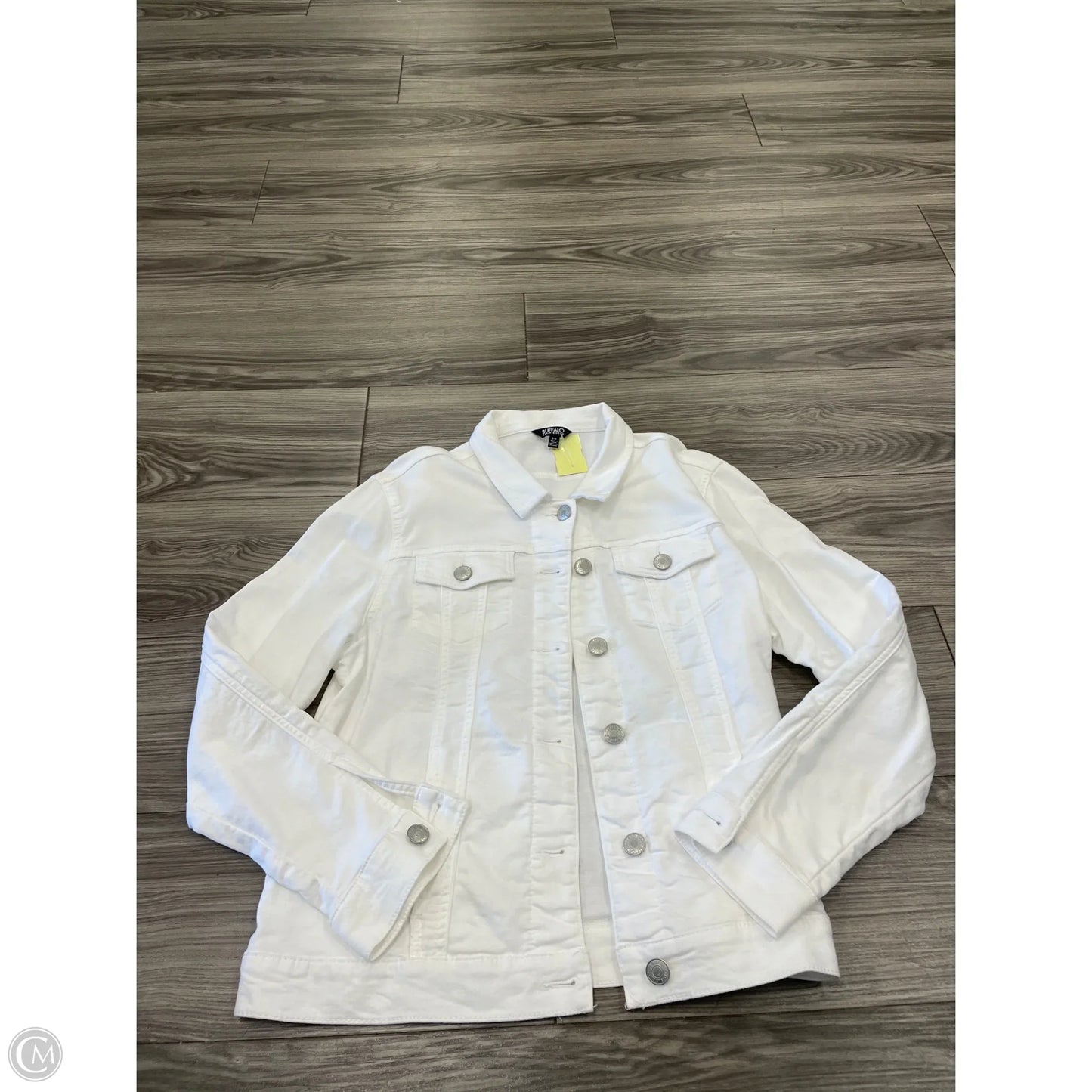 Jacket Denim By Buffalo David Bitton In White, Size: L