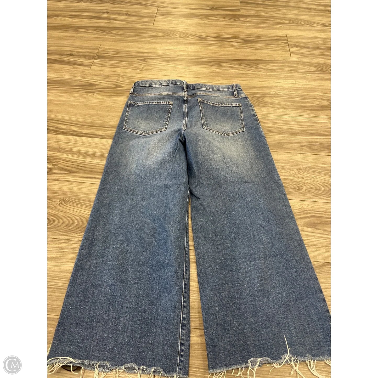 Jeans Wide Leg By Time And Tru In Blue, Size: 12