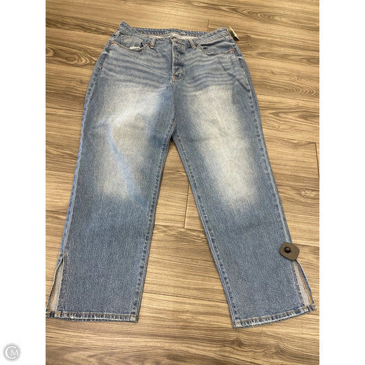 Jeans Wide Leg By Old Navy In Blue, Size: 16