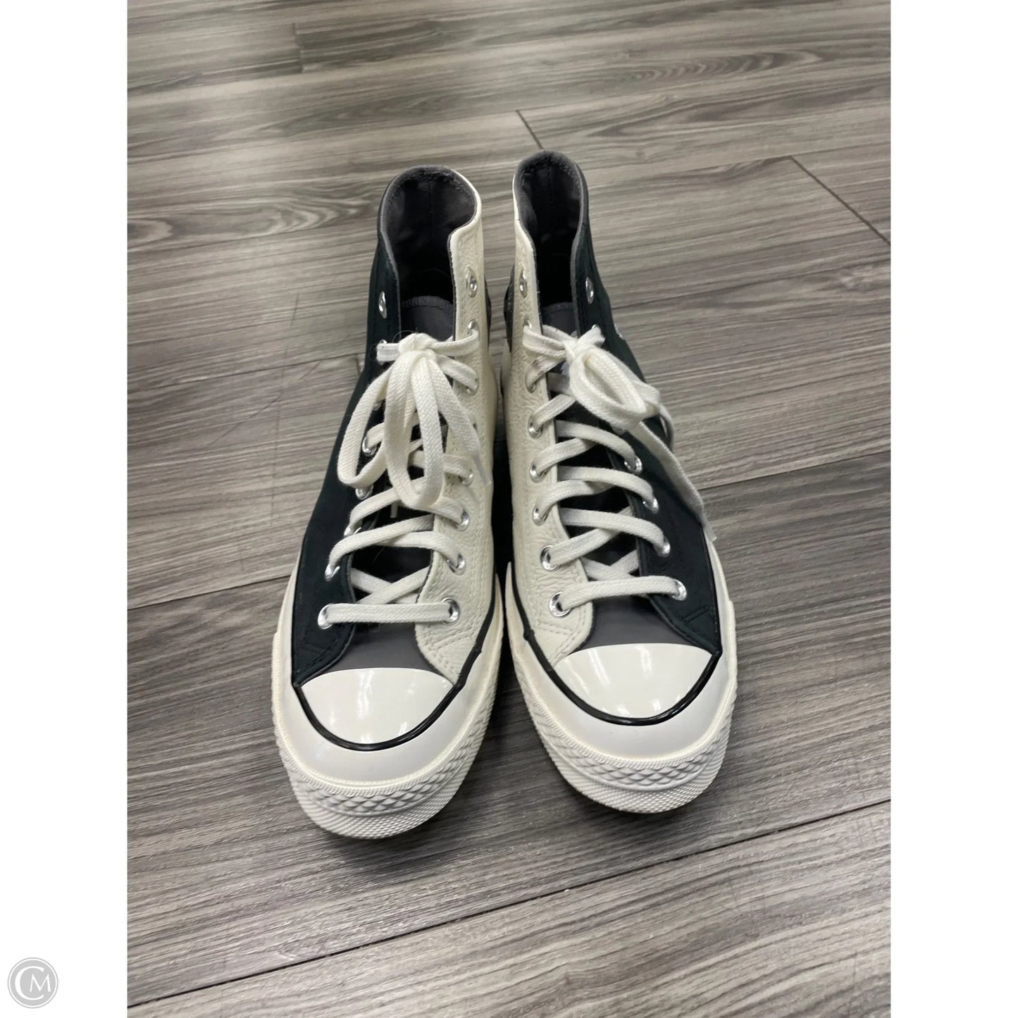Shoes Sneakers By Converse In Black & Grey, Size: 9.5