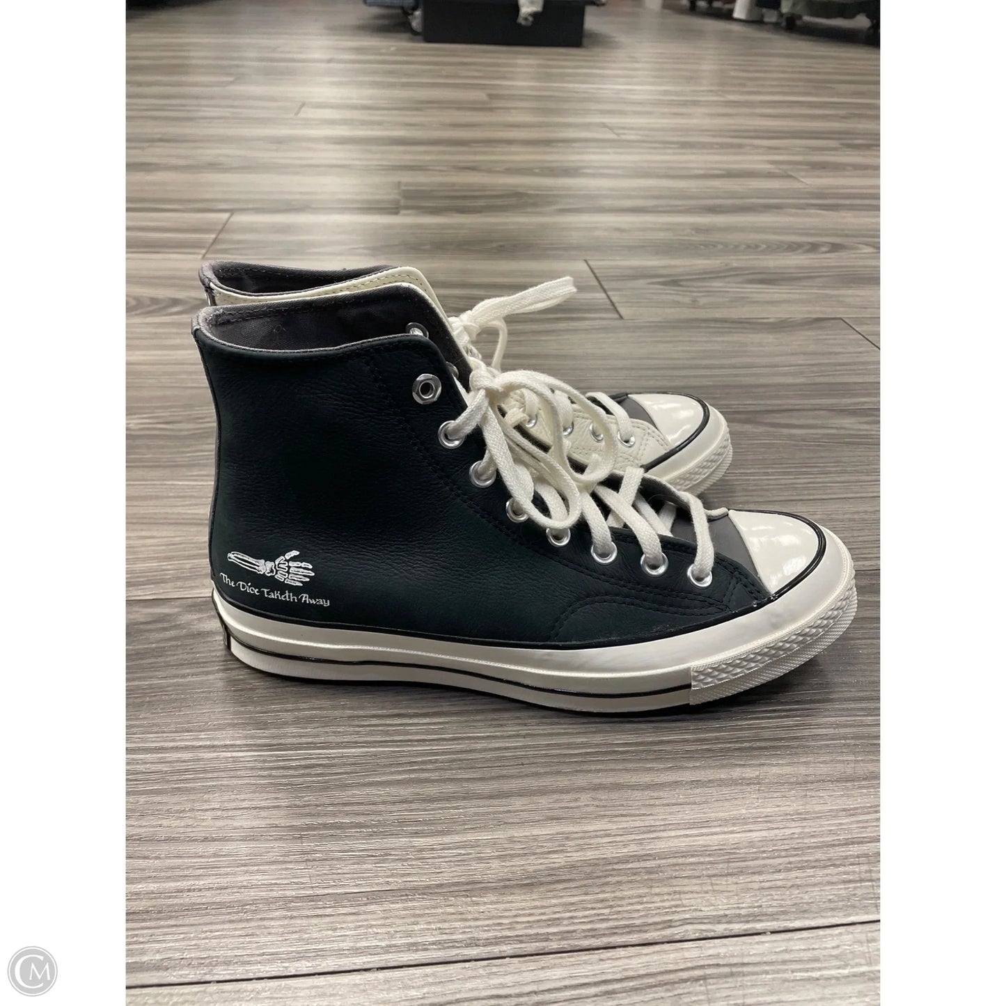 Shoes Sneakers By Converse In Black & Grey, Size: 9.5