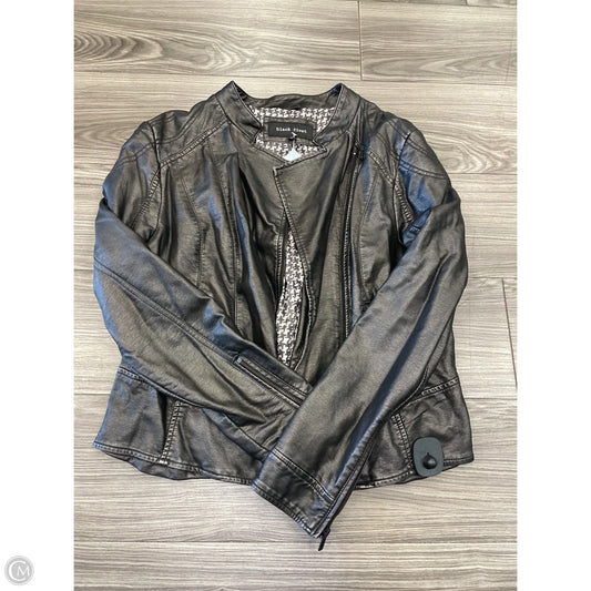 Jacket Leather By Black Rivet In Black, Size: Xl